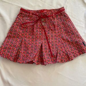 Oilily sz 6 pleated skirt back to school